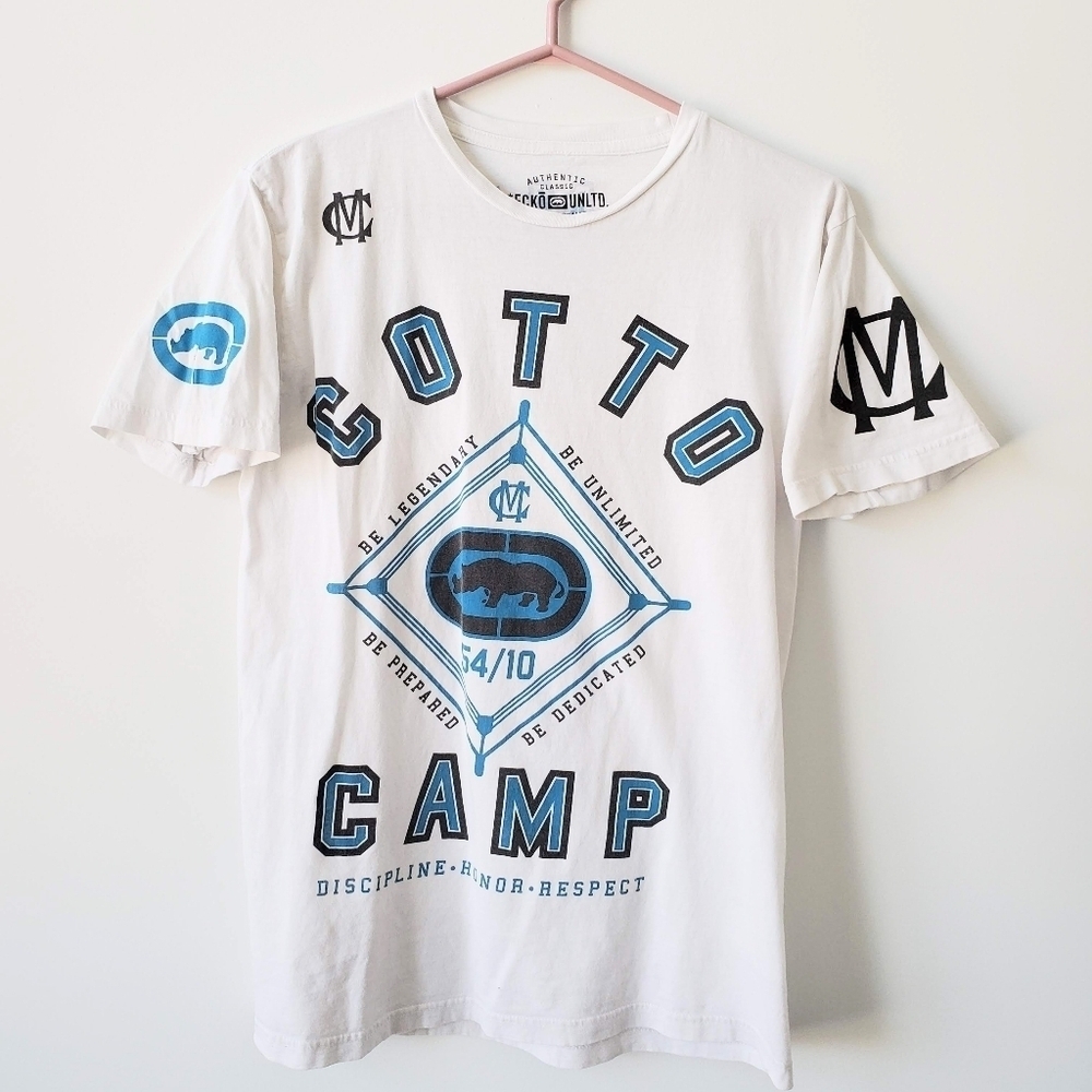 Ecko Unlimited Cotto Camp Unisex T-Shirt Size Medium